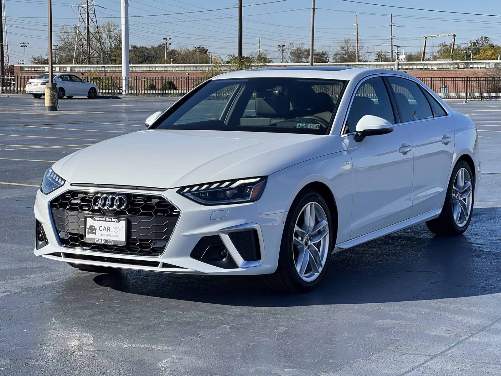 White Audi A4 Sedan